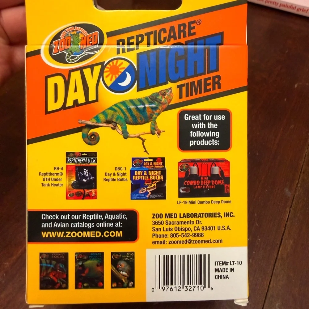 ReptiCare Day Night Timer - Black and Green